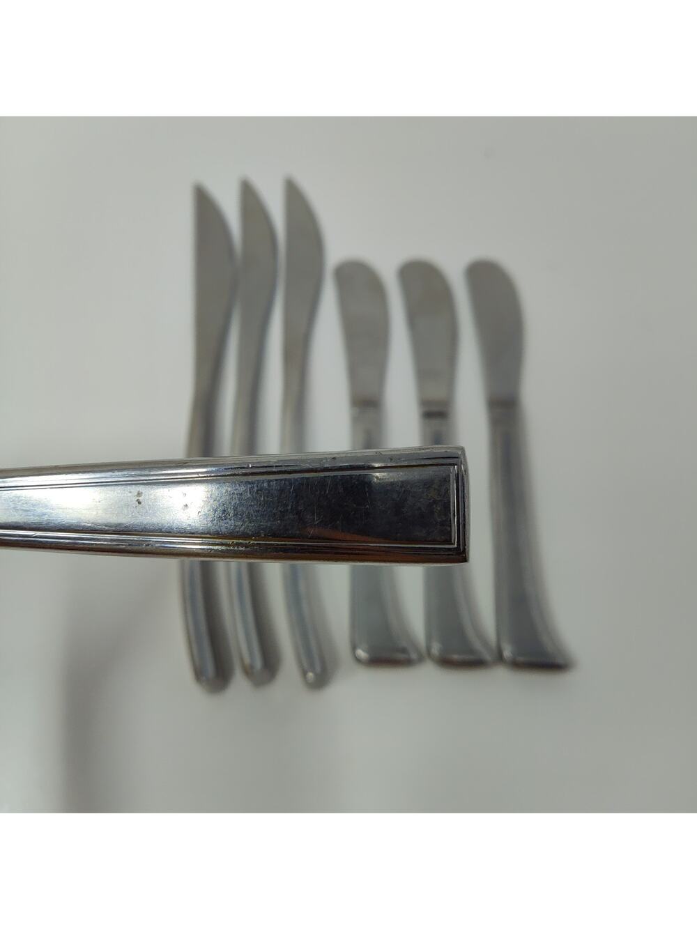 7X DK Fortessa Pantheon Set Stainless Steel Flatware 4 Dinner Knives 3 Spreaders